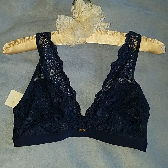 Anthropologie Other - Nwt Anthropologie navy bra sz m